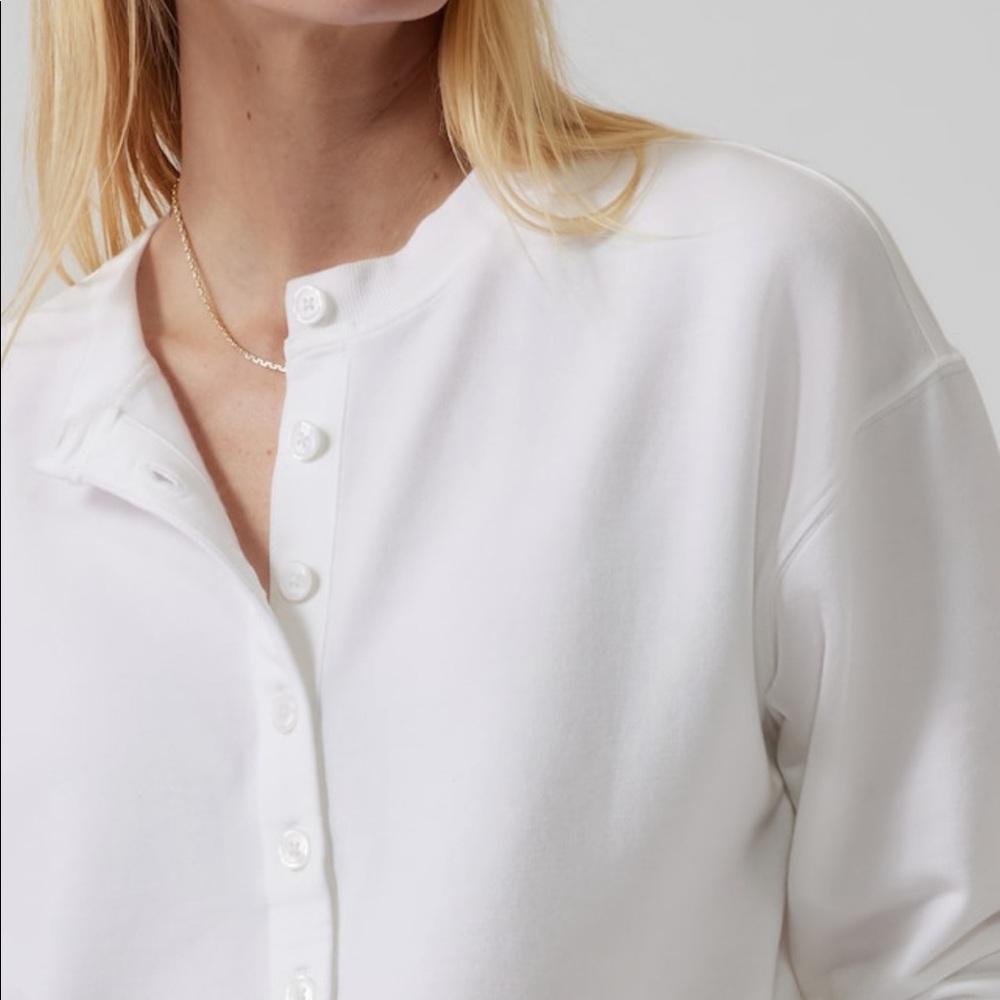 Athleta Balance Henley Sweatshirt - Picture 3 of 7